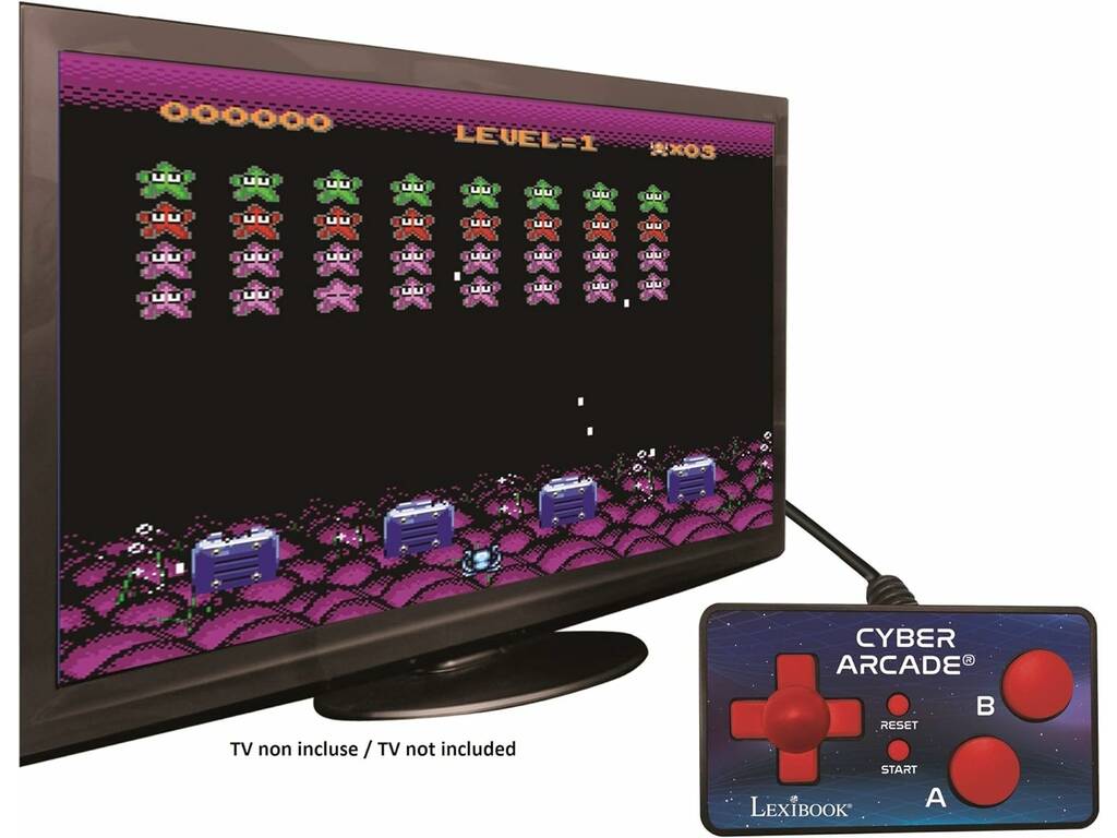 Console portatile Cyber Arcade Pocket 200 giochi Lexibook JG6500