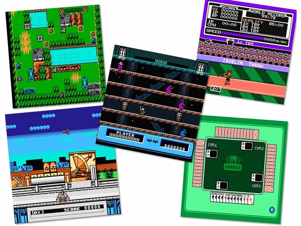 Console portatile Cyber Arcade Pocket 200 giochi Lexibook JG6500