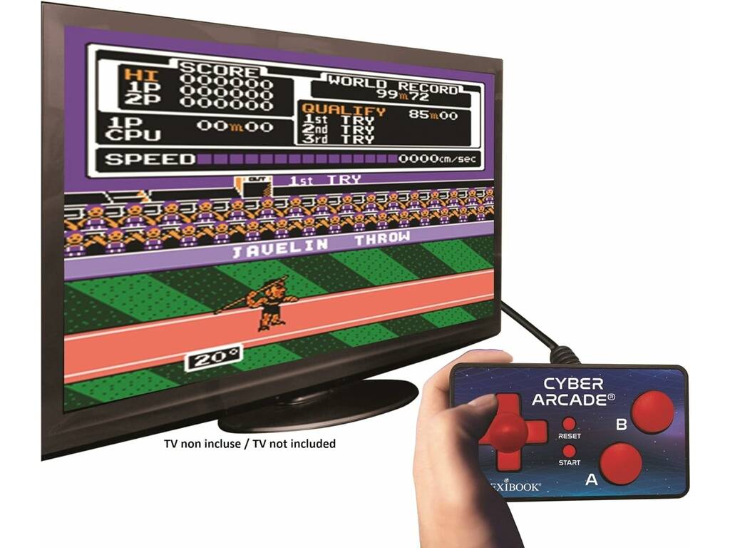 Console portatile Cyber Arcade Pocket 200 giochi Lexibook JG6500