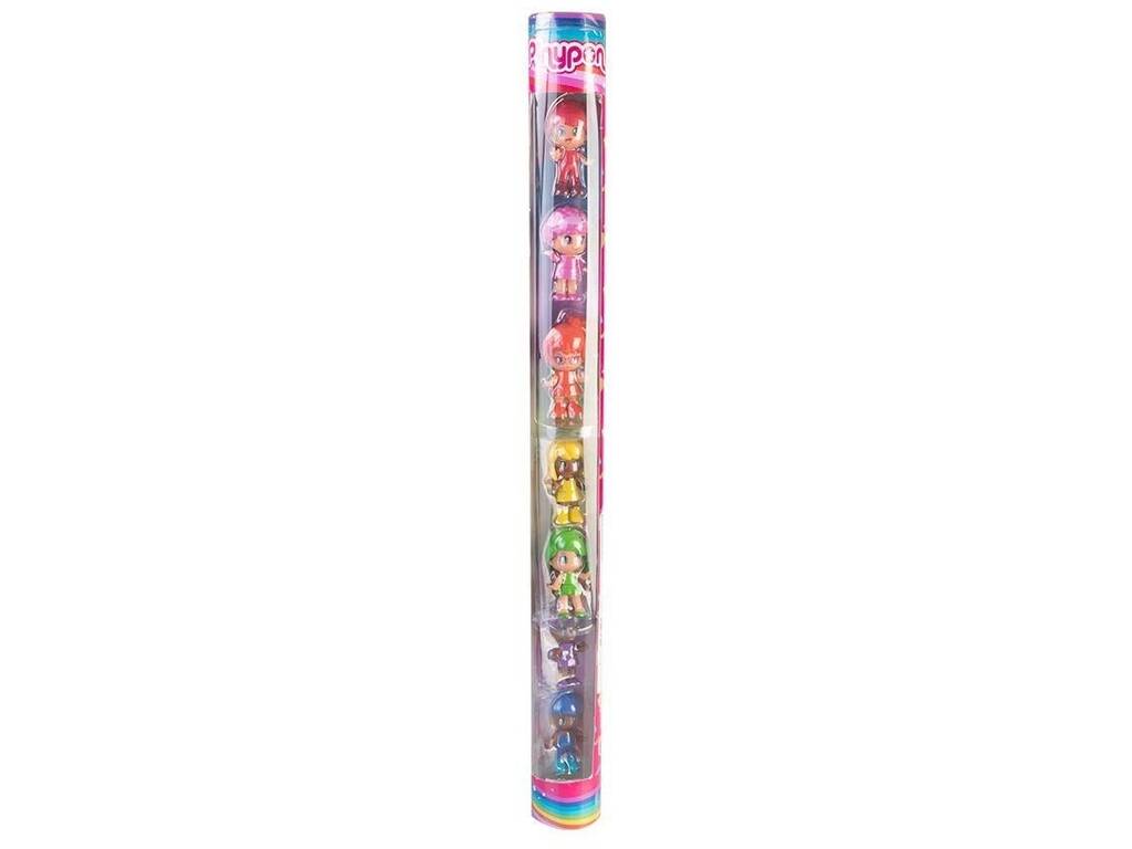 Pinypon Rainbow Tube 7 Figuras Famosa PNY43000