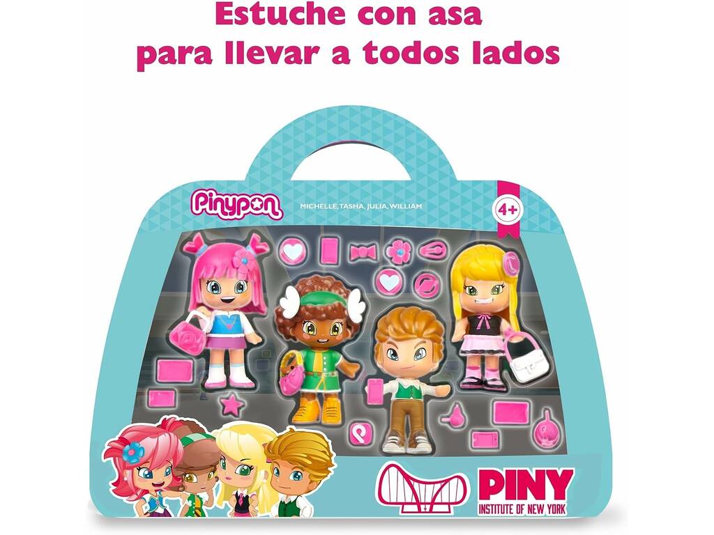 Pinypon Piny Set 4 Amici di Famosa PNP02000