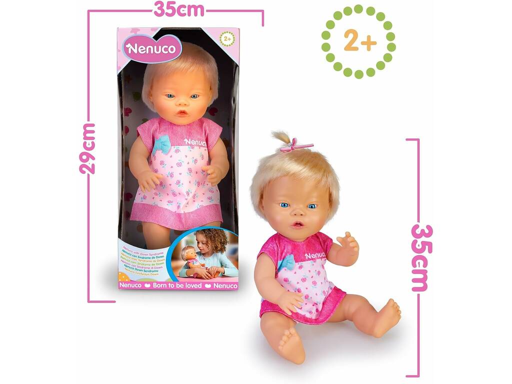 Nenuco Diversité fonctionnelle Syndrome de Down de Famosa NFN6500