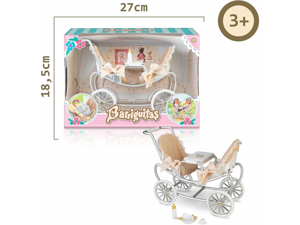 Barriguitas Twin Trolley by Famosa BFG0600