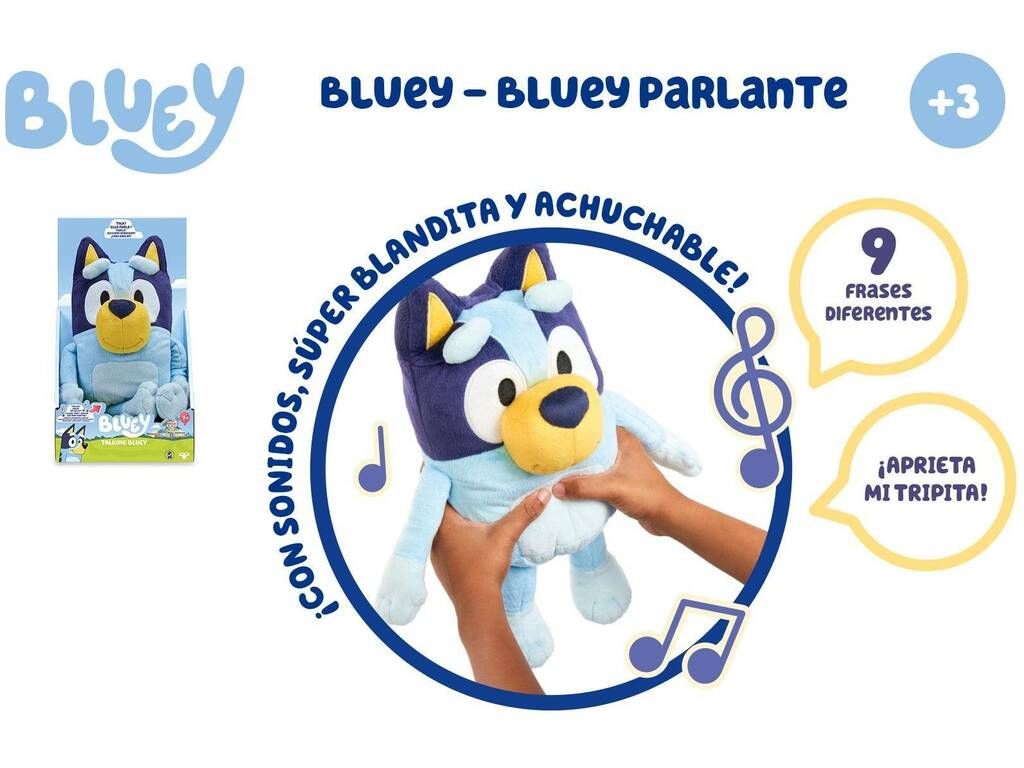 Bluey parlante Famosa BLY16111