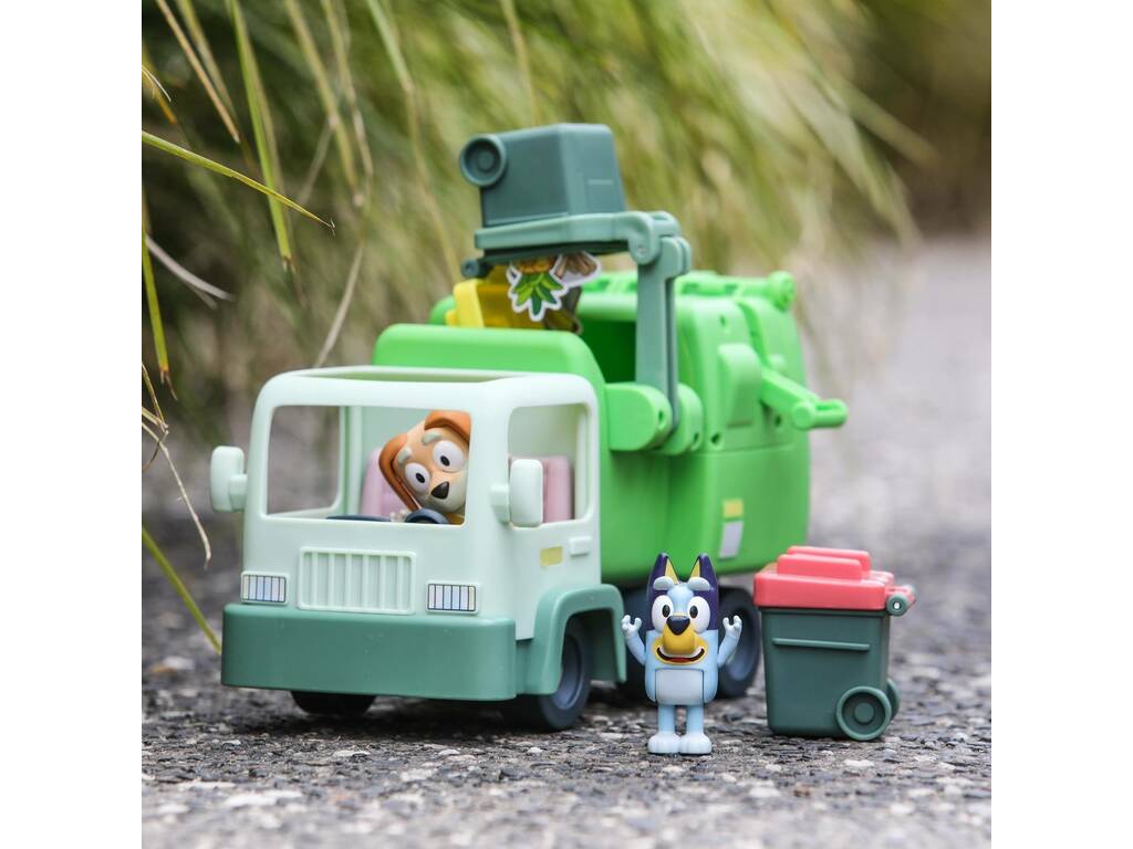 Bluey Camion poubelle avec figurines Famosa BLY44010