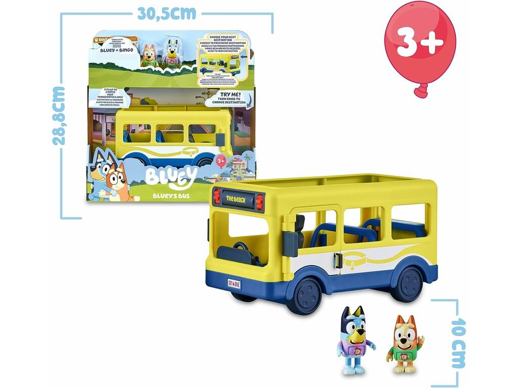 Bluey Scuolabus di Famosa BLY39010