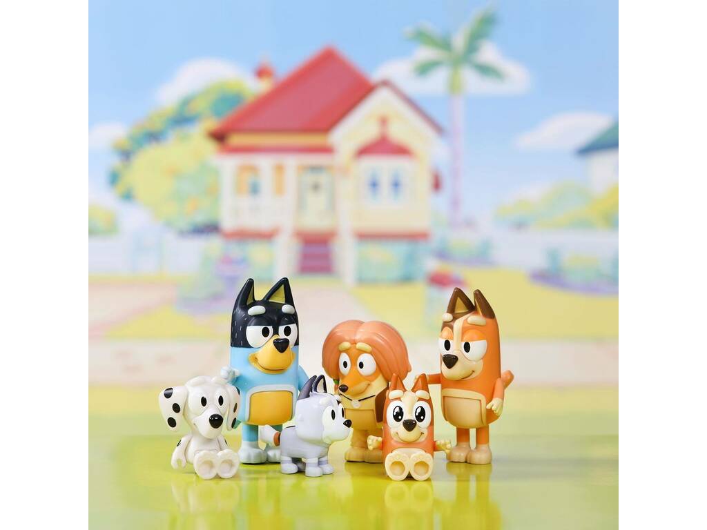 Bluey Pack 8 figure Famosa BLY49000