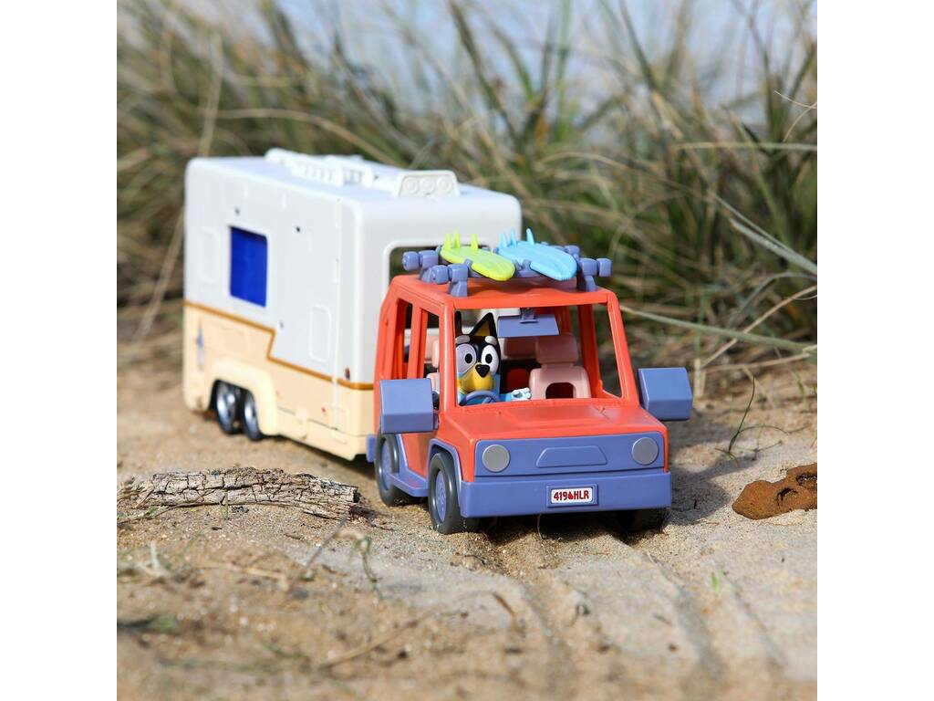 Bluey Set Family Cruiser + Campervan Famosa BLY53000