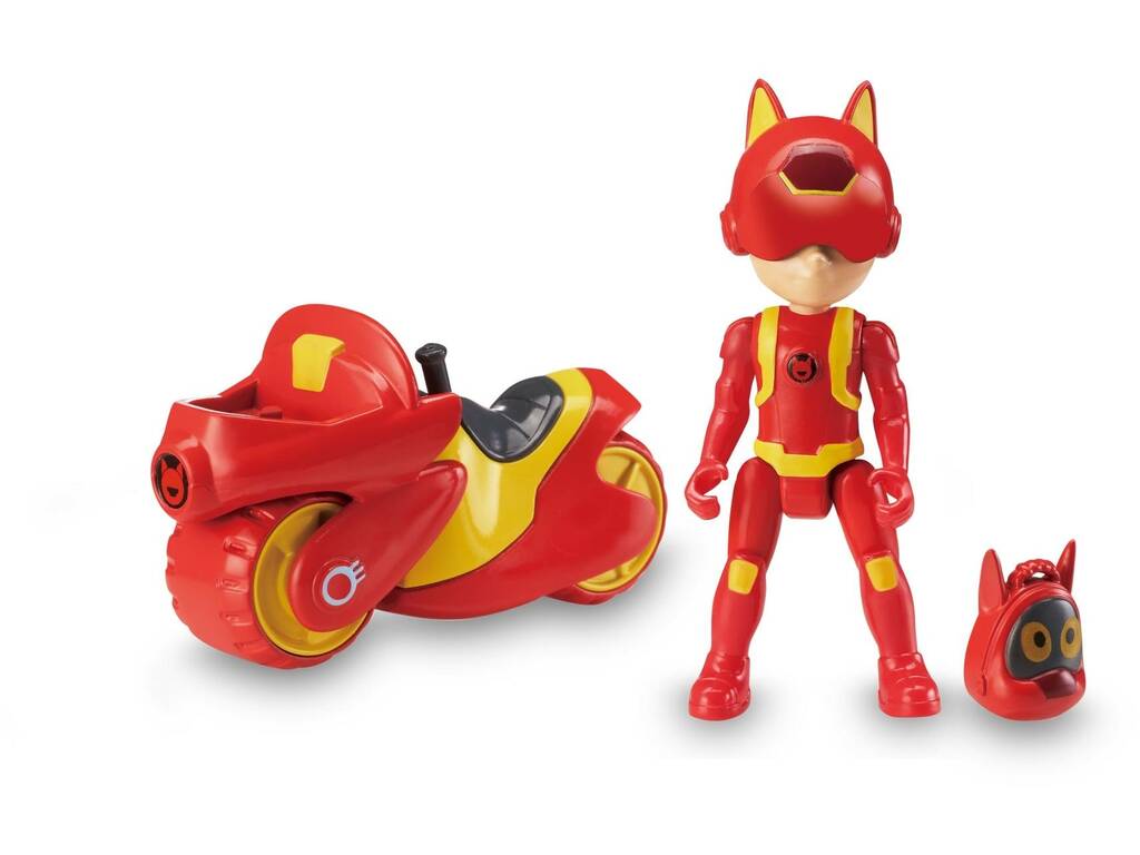 Petronix HQ 3 en 1 avec figurine et véhicule Famosa PET07000