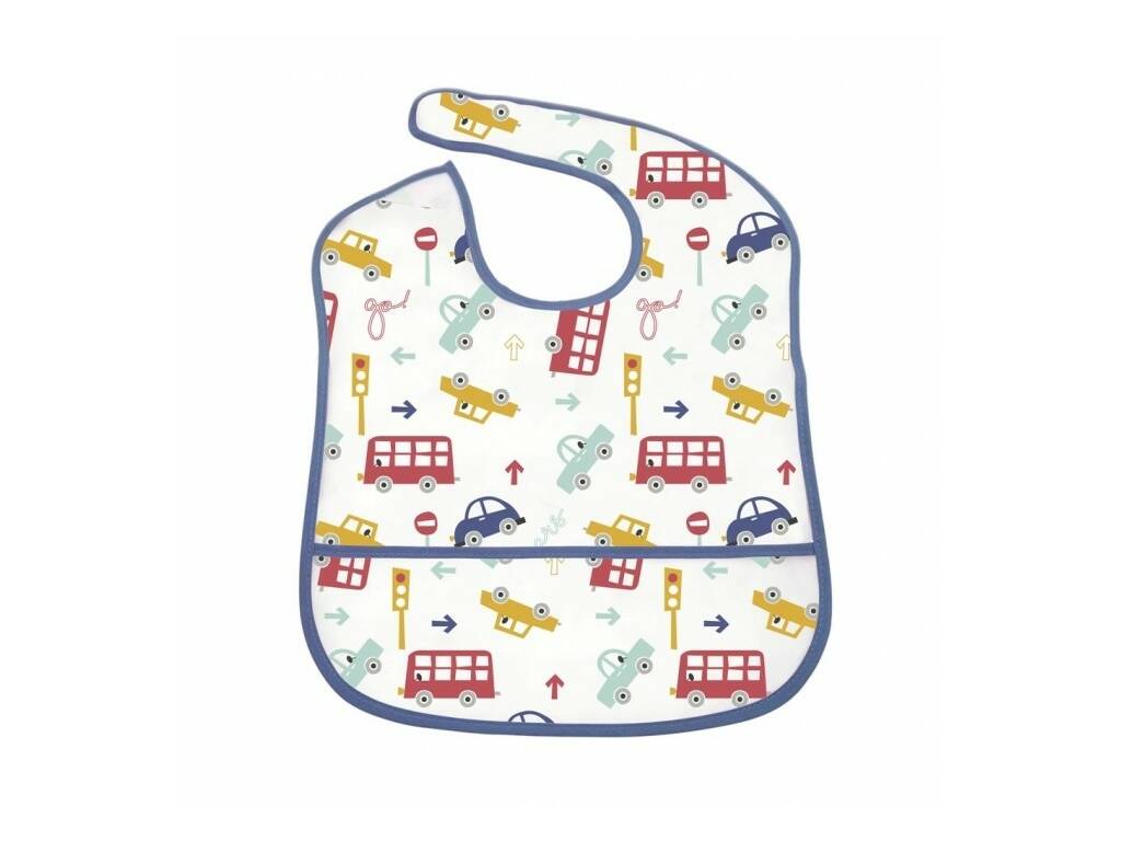 Pack 2 bavaglini in vinile Veicoli Olmitos 7078