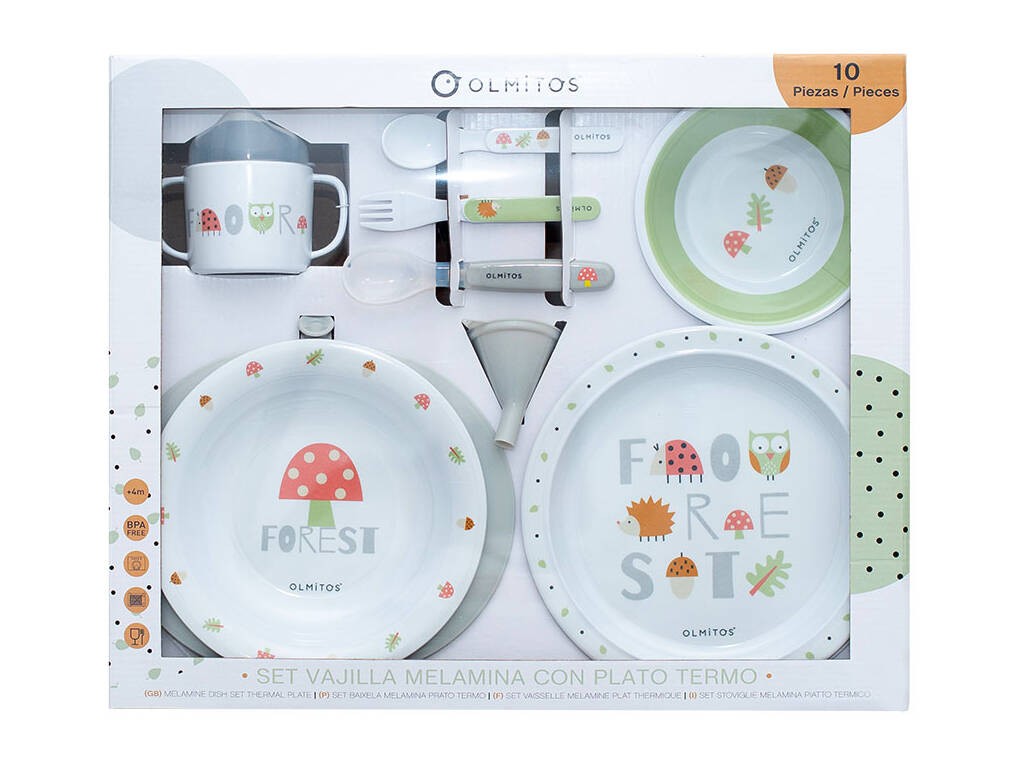 Olmitos Forest Thermo Set d'assiettes 6965