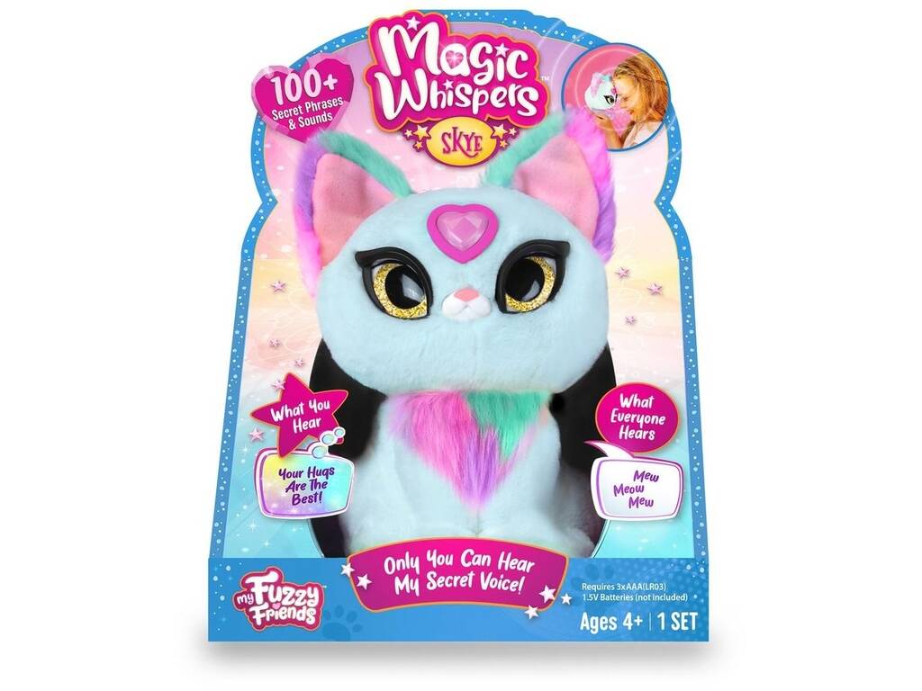 My Fuzzy Friends Peluche Magic Whisper Kitties Famosa MYG00002