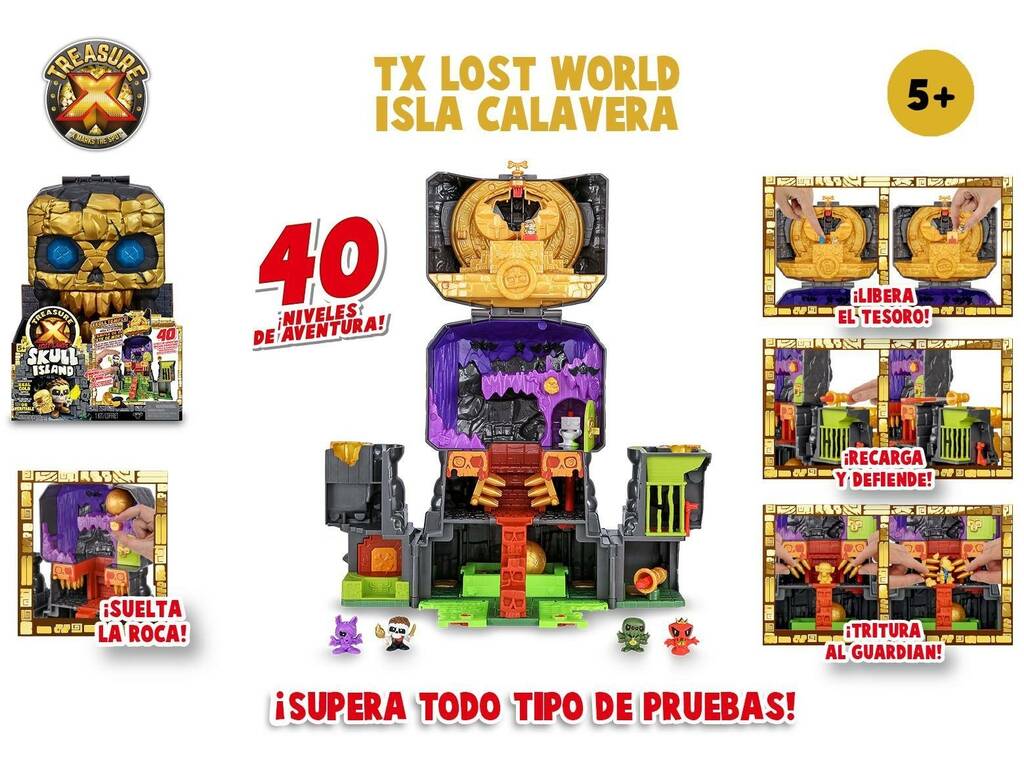 Tesoro X Lost World Isola del Teschio Famosa TRR62000