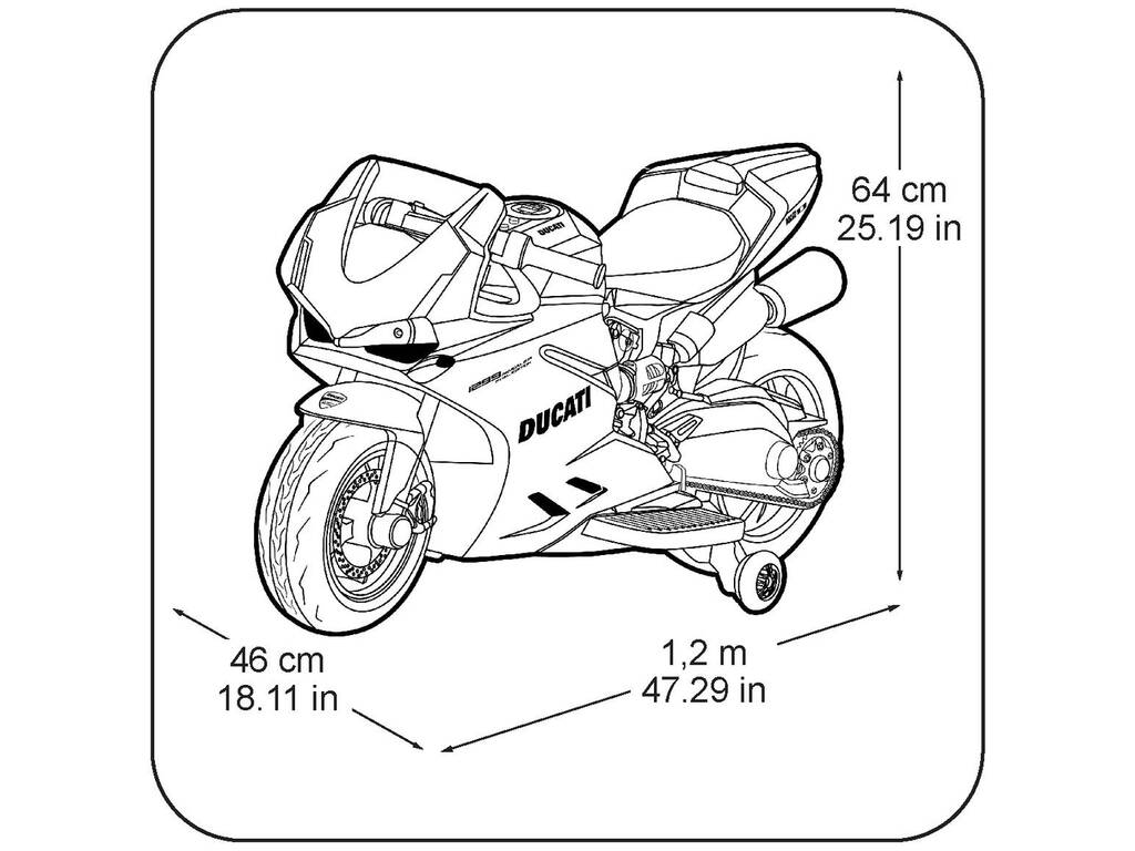 Feber Moto Ducati 12V Famosa FEN09000