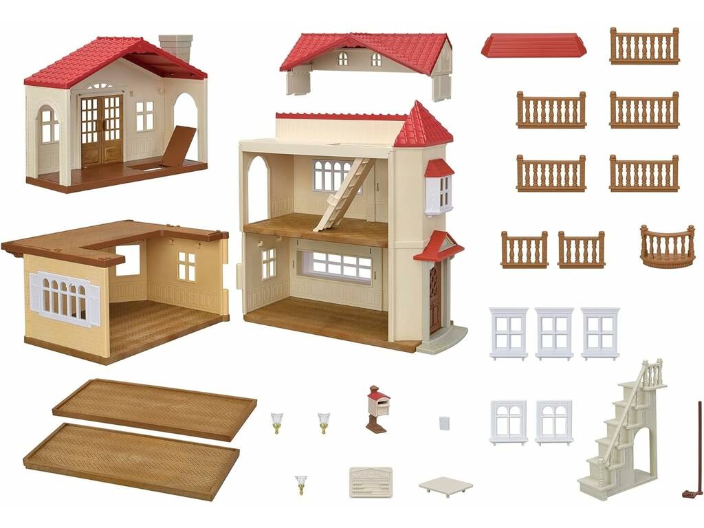 Sylvanian Families Casa con luci e soffitta segreta di Epoch per immaginare 5708