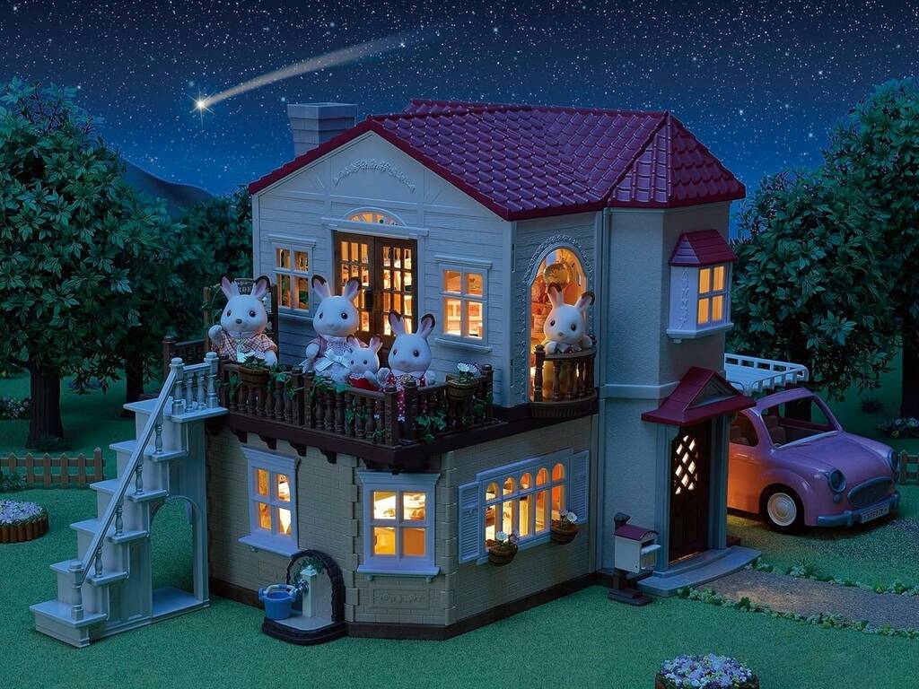 Sylvanian Families Casa con luci e soffitta segreta di Epoch per immaginare 5708