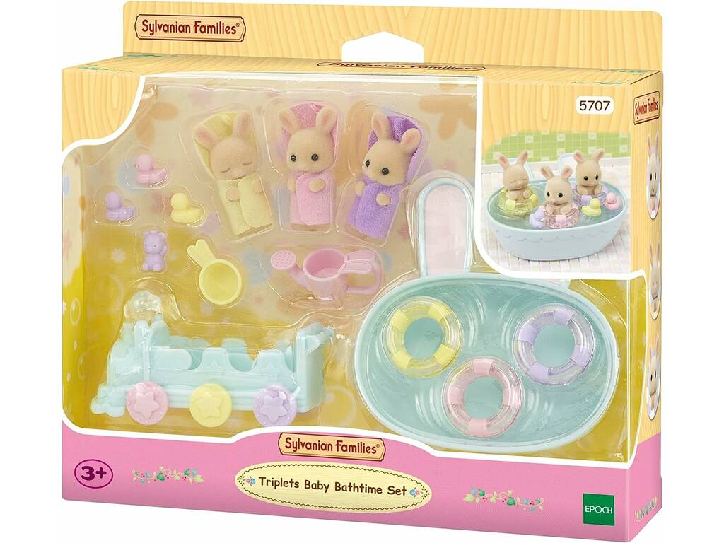 Sylvanian Families Triplets Bath Time par Epoch To Imagine