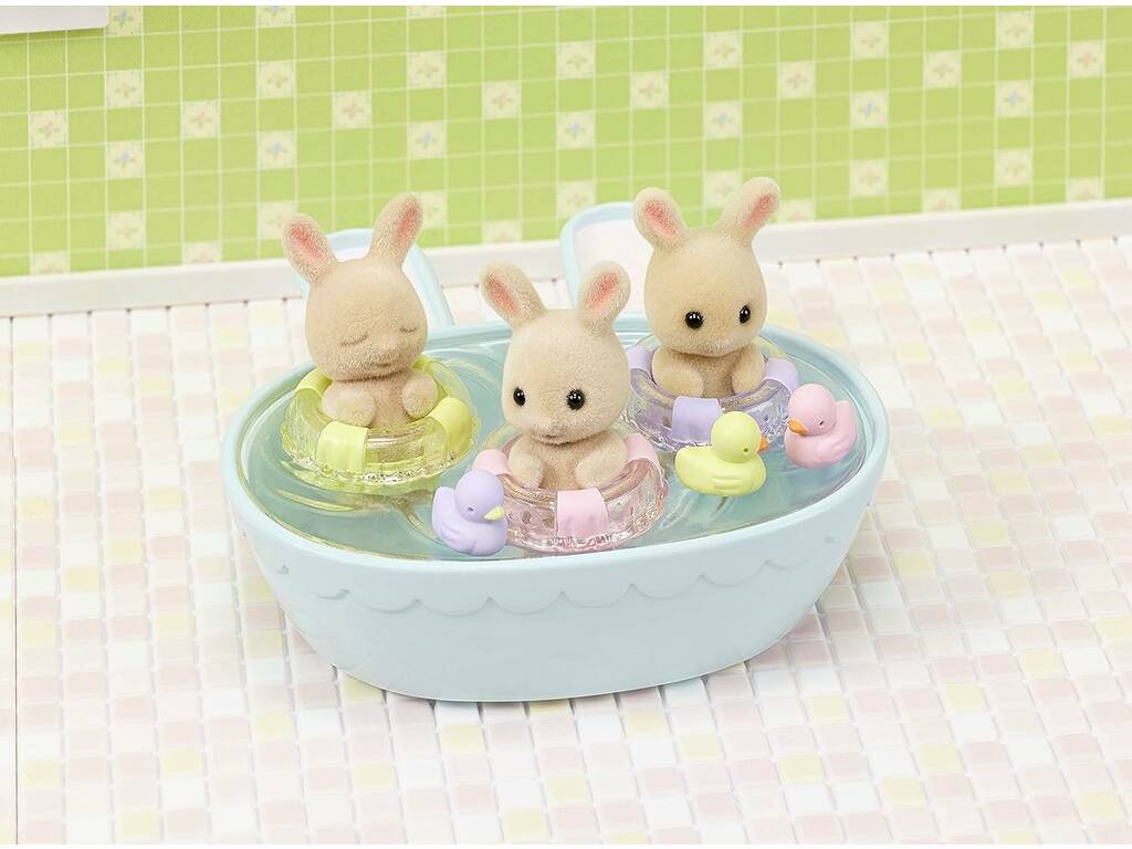 Sylvanian Families Triplets Bath Time par Epoch To Imagine