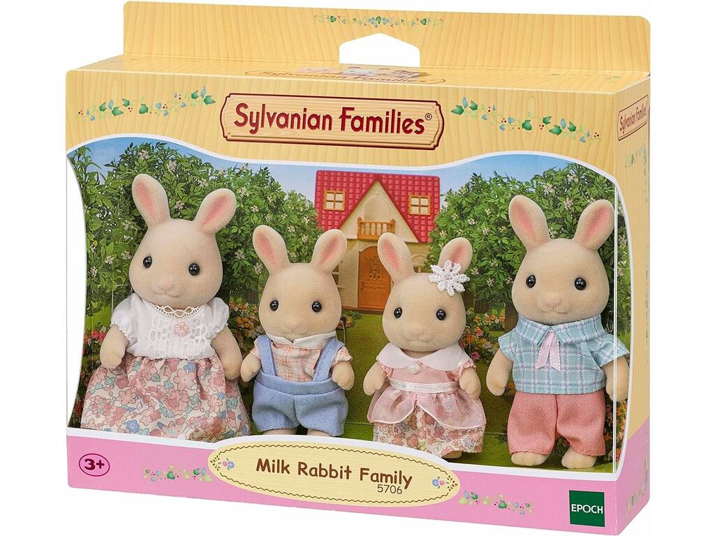 Sylvanian Families Famiglia di conigli da latte di Epoch Para Imaginar