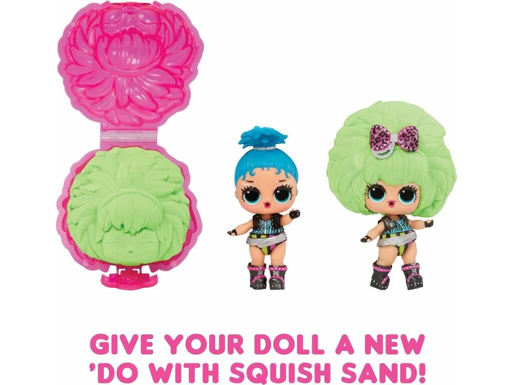 LOL Surprise Bambola Squish Sabbia Capelli Magici MGA 593188
