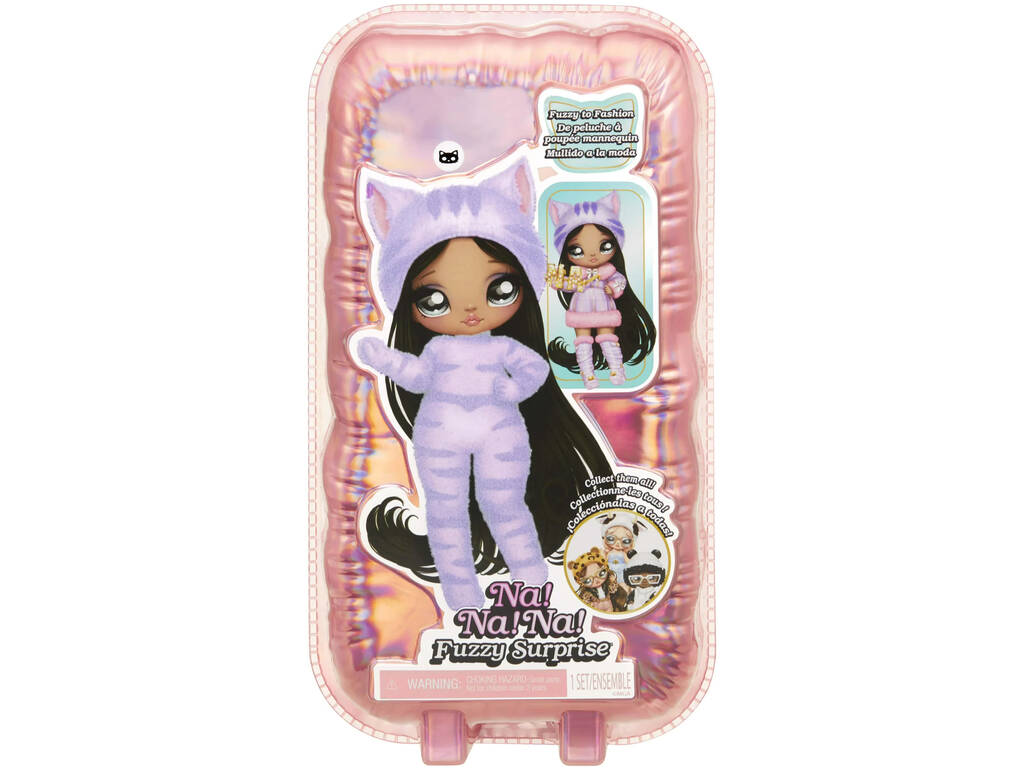 Na Na Na ! Fuzzy Surprise Tabby Cat Girl Doll MGA 591924