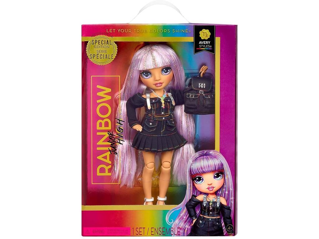 Poupée Rainbow High Junior Edition Spéciale Avery Styles MGA 590798
