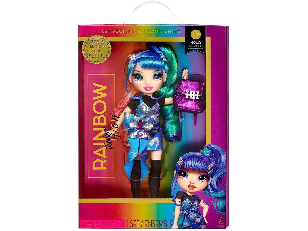 Poupée Holly De'Vious édition spéciale Rainbow High Junior MGA 590439