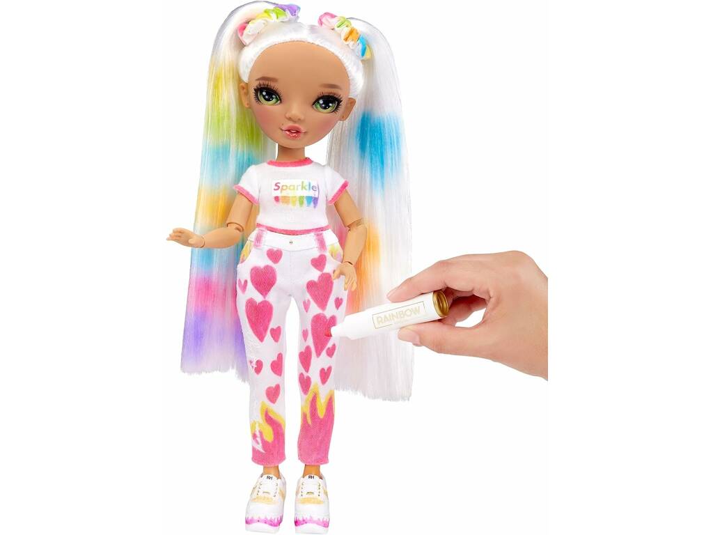 Rainbow High Color & Create Bambola Occhi Verdi MGA 500407
