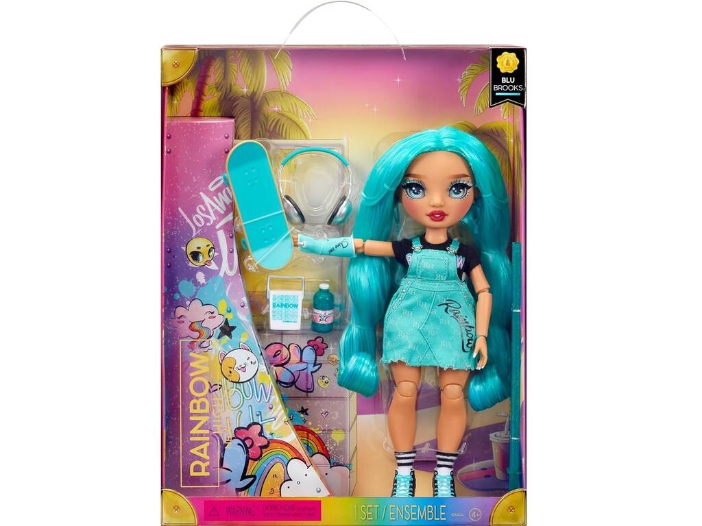 Rainbow High New Friends Bambola Blu Brooks MGA 501916