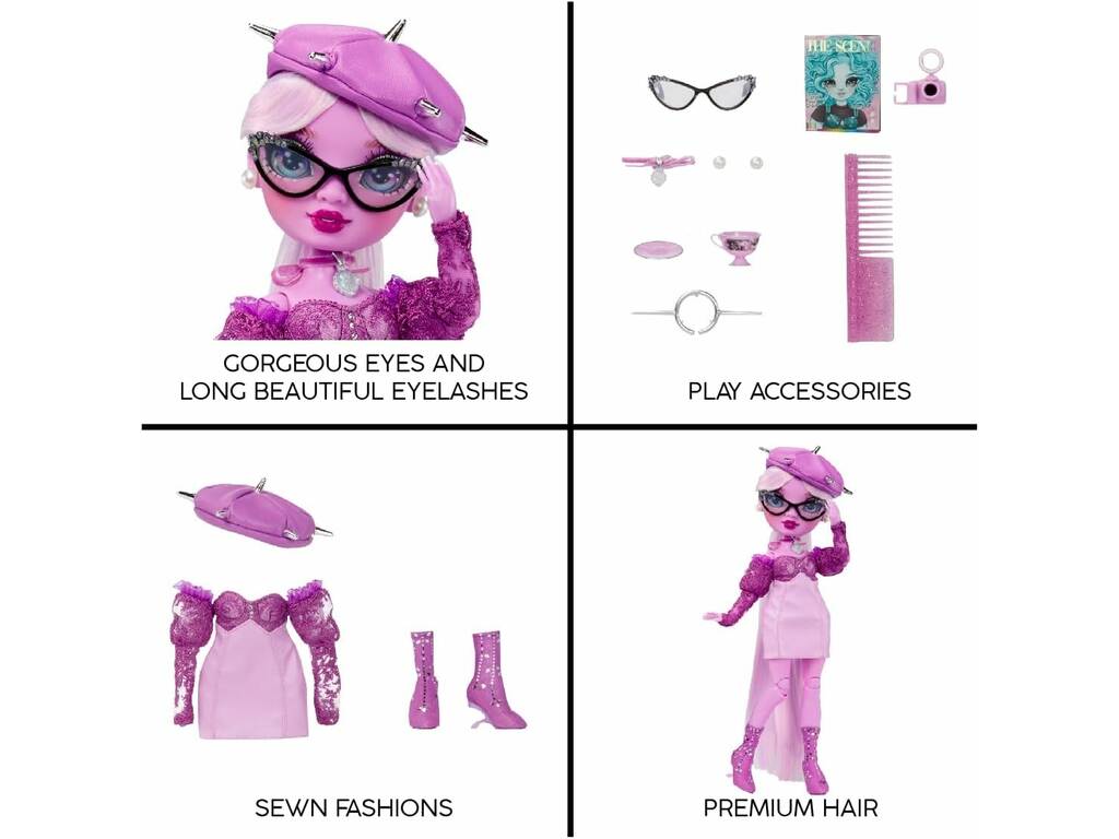 Rainbow High Shadow High Lavender Doll Lynn MGA 592815