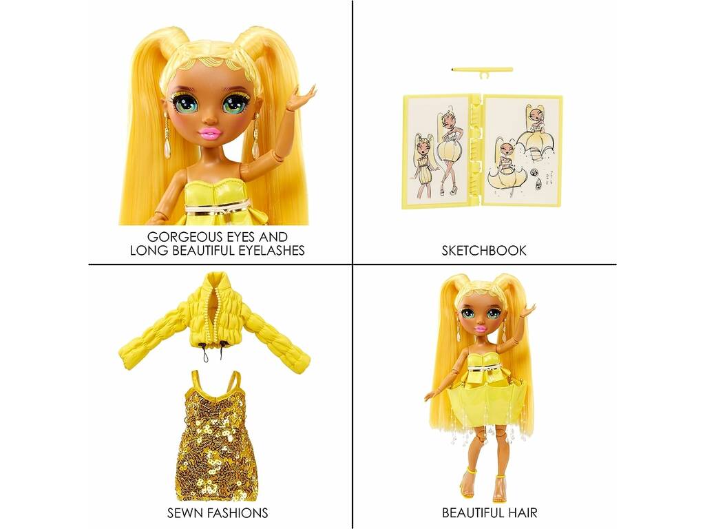 Arc-en-ciel Haute Fantastique Fashion Sunny Doll MGA 587347