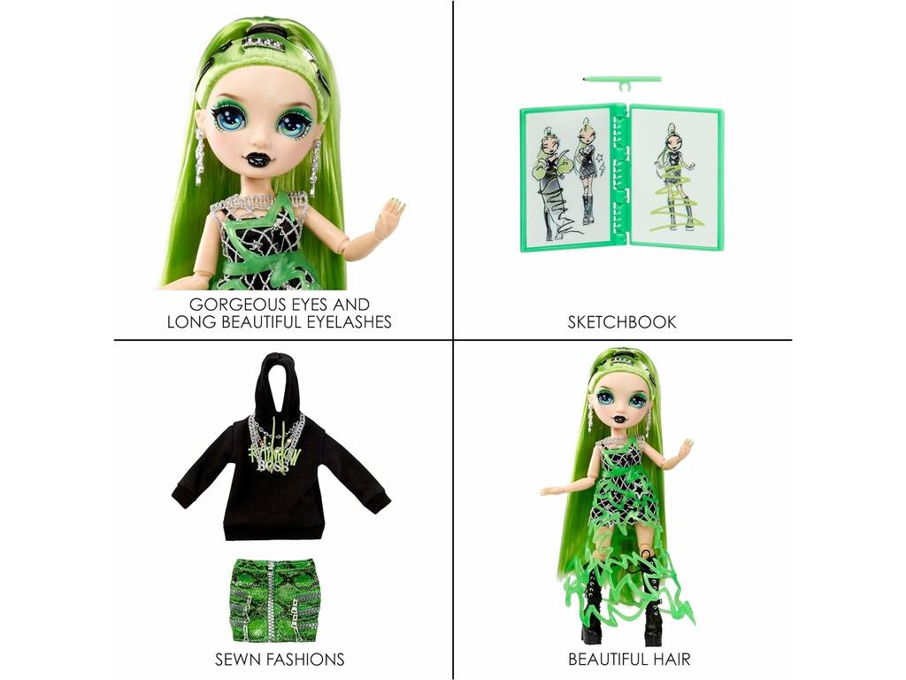 Muñeca Rainbow High Fantastic Fashion Jade MGA 587361