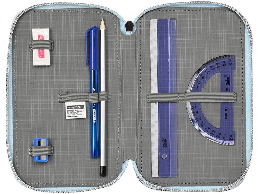 Trousse à crayons triple 36 pièces Frozen II Memories Safta 412273857