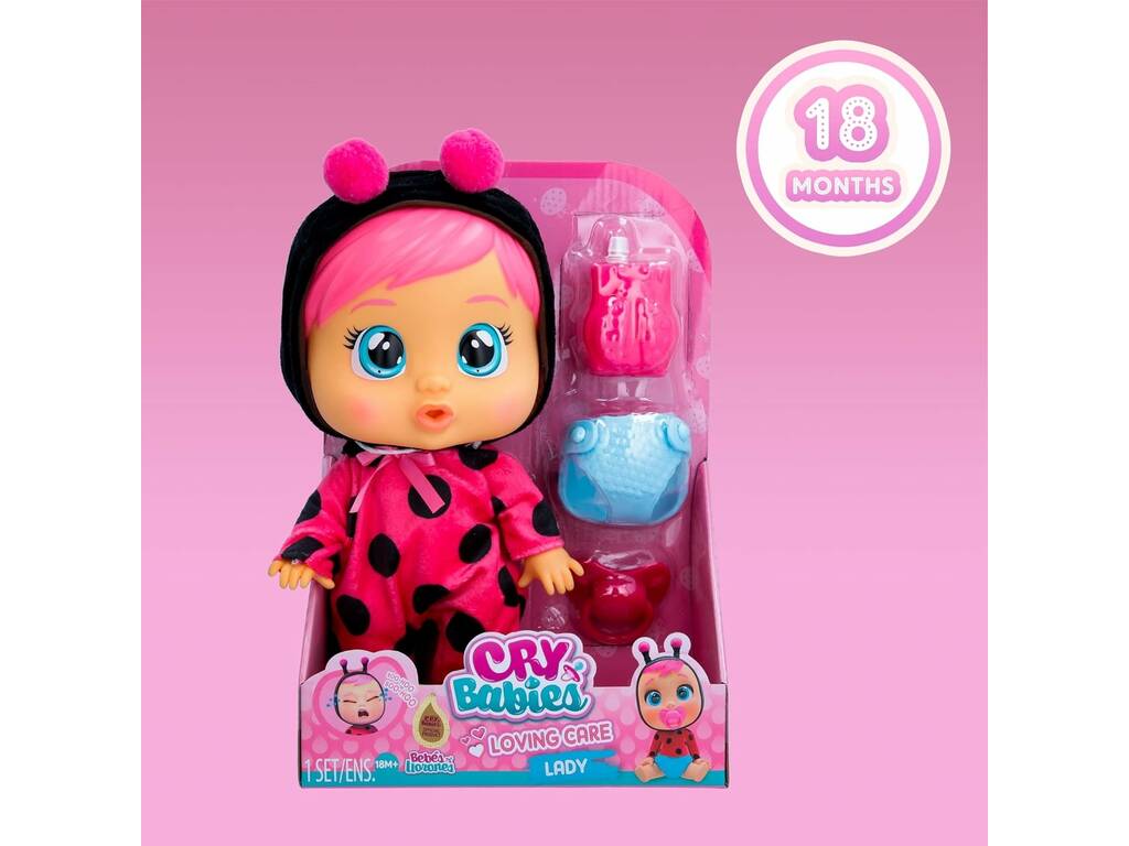 Crybabies Loving Care Bambola Lady IMC Toys 907348