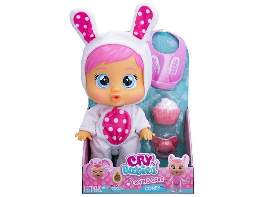 Poupée Crybabies Loving Care Coney Dolld'IMC Toys 904491