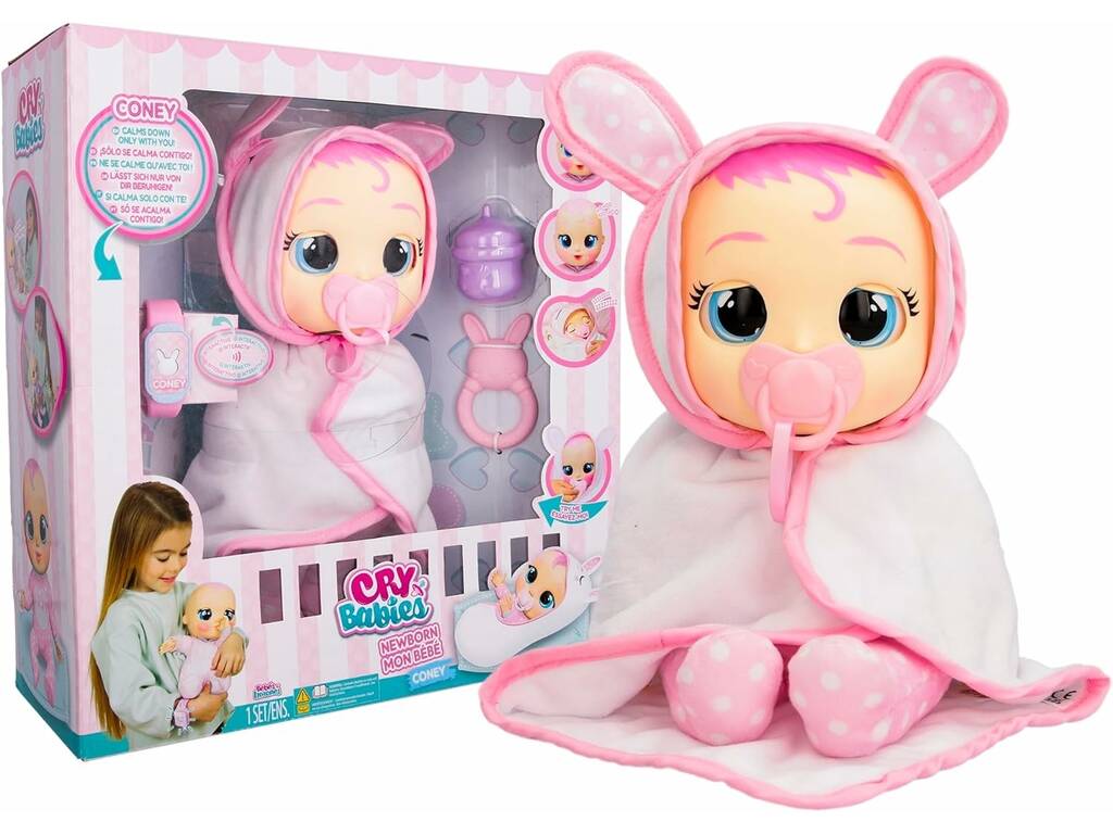 Crybabies Nouveau-né Coney IMC Jouets 911284