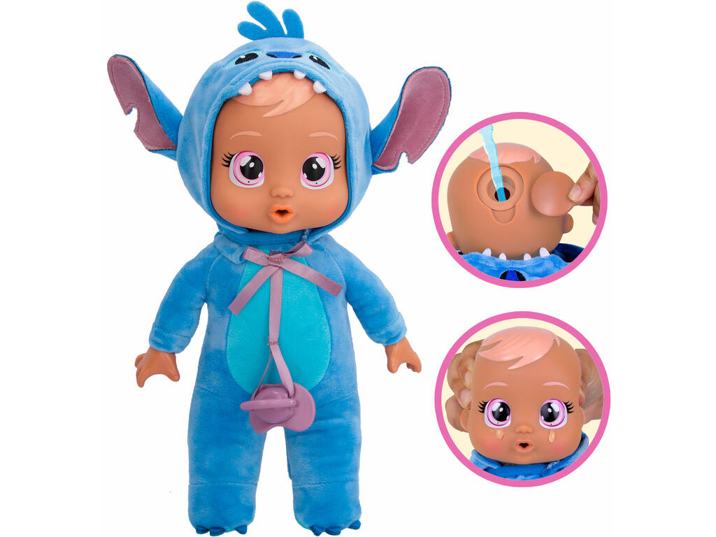 Bebés Chorões Tiny Cuddles Disney Stitch IMC Toys 917941
