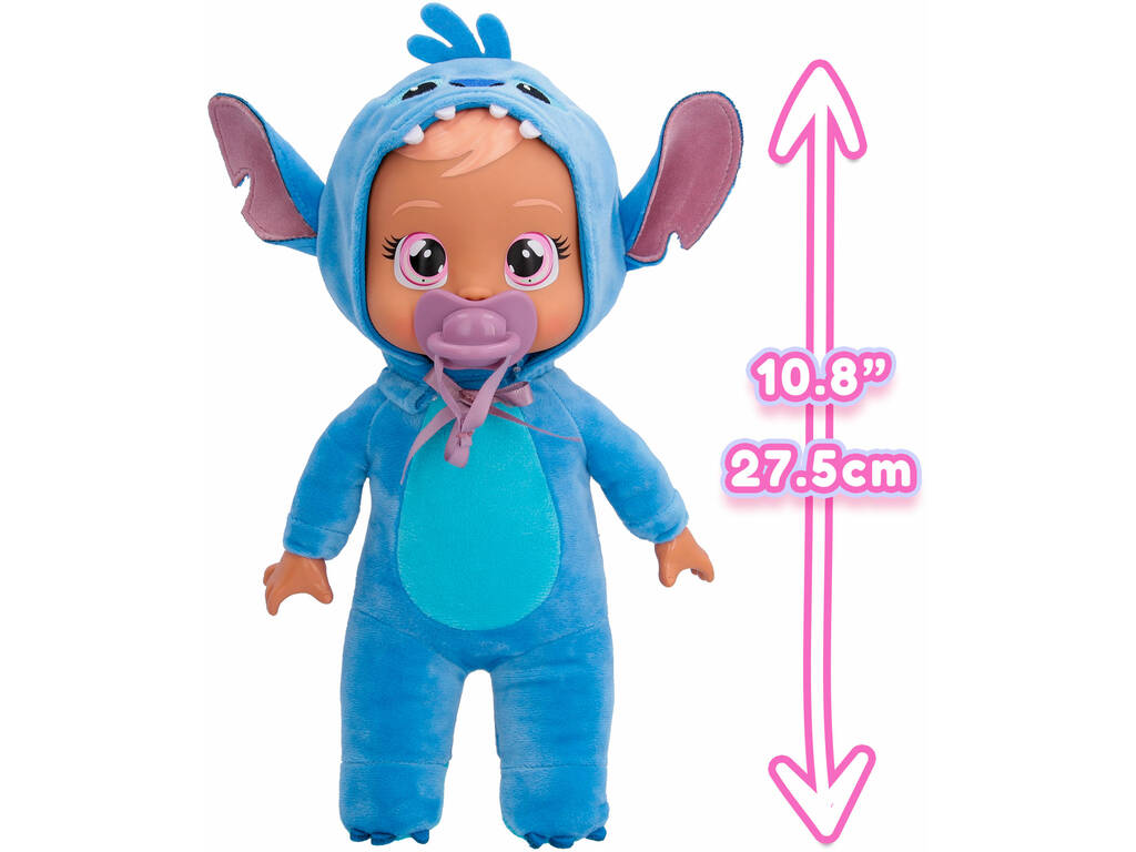 Bebés Chorões Tiny Cuddles Disney Stitch IMC Toys 917941