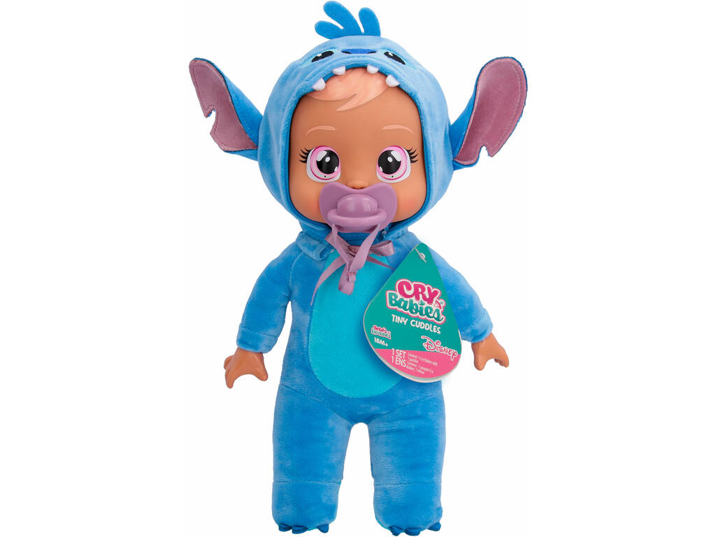 Bebés Chorões Tiny Cuddles Disney Stitch IMC Toys 917941