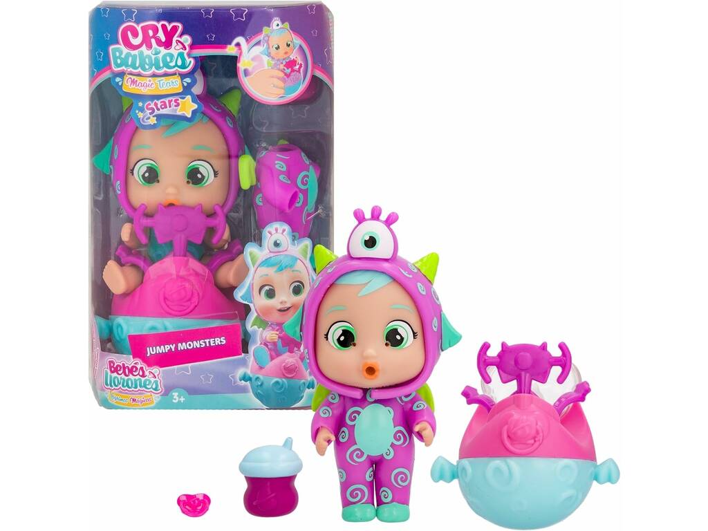 Crybabies Lacrime Magiche Stars Jumpy Monsters Bambola Fuzz IMC Toys 913653