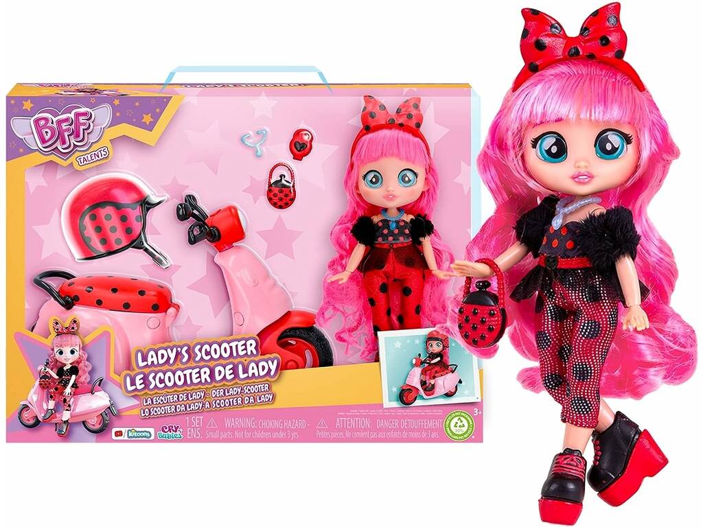 BFF Talents Lady's Scooter Doll IMC Toys 911123