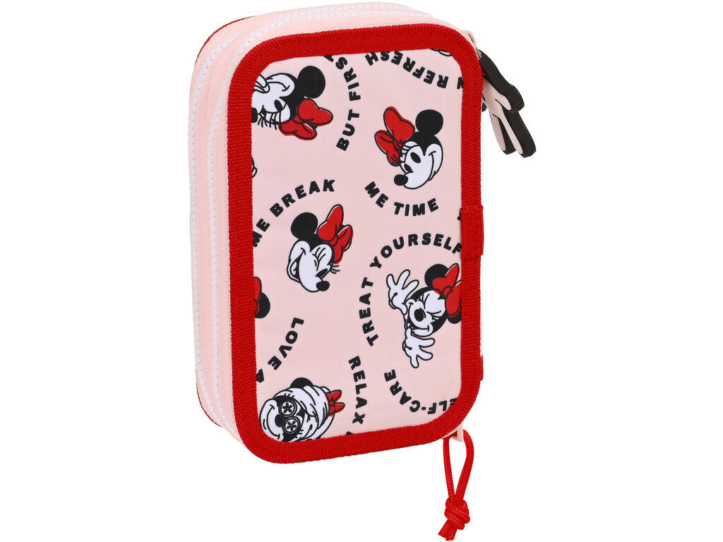 Astuccio portamatite Minnie Mouse Me Time 28 pezzi Safta 412312854