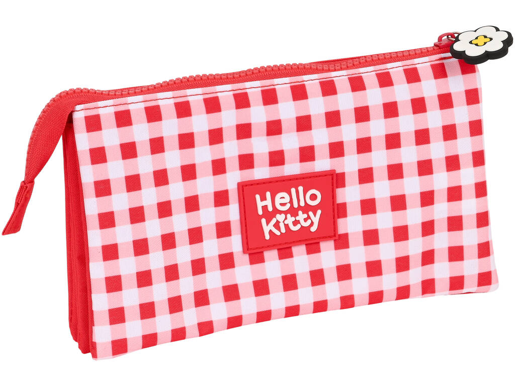 Astuccio triplo Hello Kitty Spring Safta 812316744