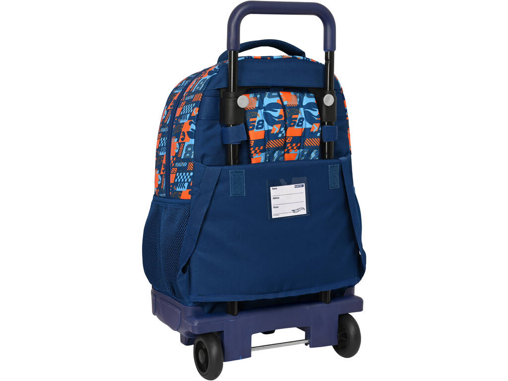 Zaino con ruote Compact Hot Wheels Speed Club safta 612338918