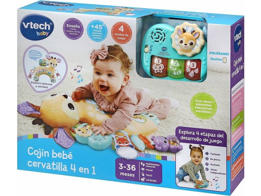 Cuscino bebè Cervo 4 in 1 Vtech 80-560522