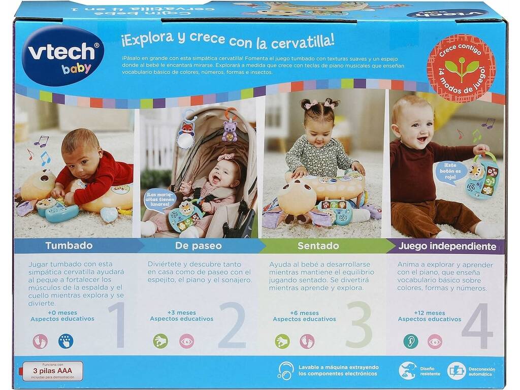 Cuscino bebè Cervo 4 in 1 Vtech 80-560522