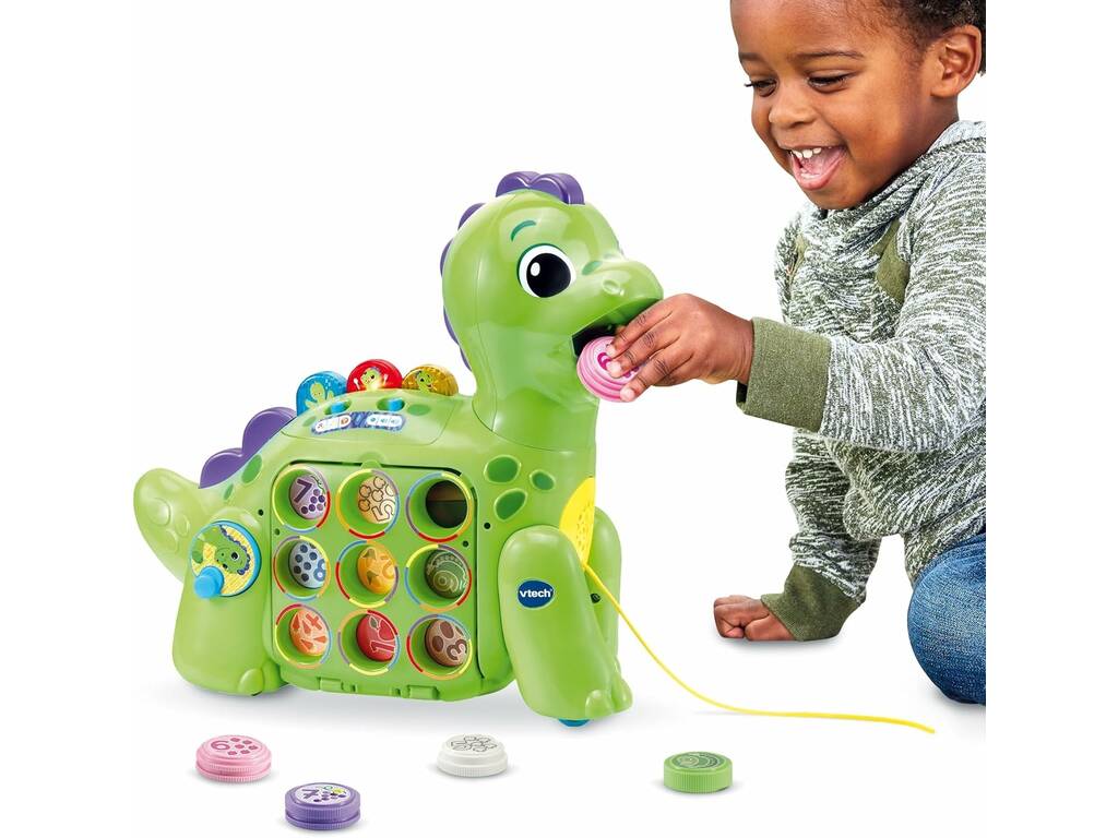 Dinosauro goloso per bambini conta e impara Vtech 80-532022