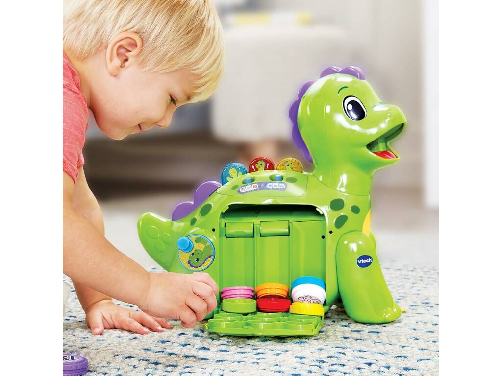 Dinosauro goloso per bambini conta e impara Vtech 80-532022
