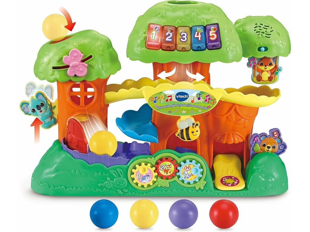 Árbol Tobogán Interactivo Lanzabolas Vtech 80-564922