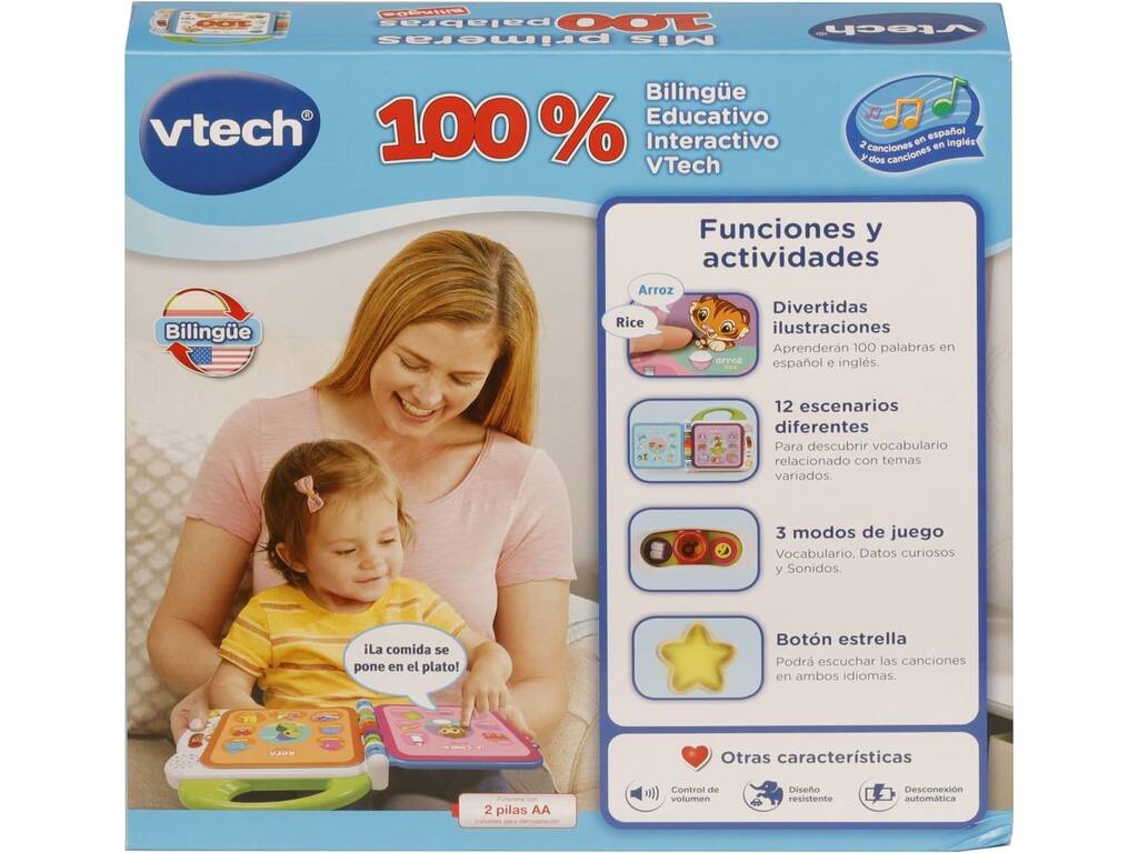 Le mie prime 100 parole bilingue Vtech 80-601547